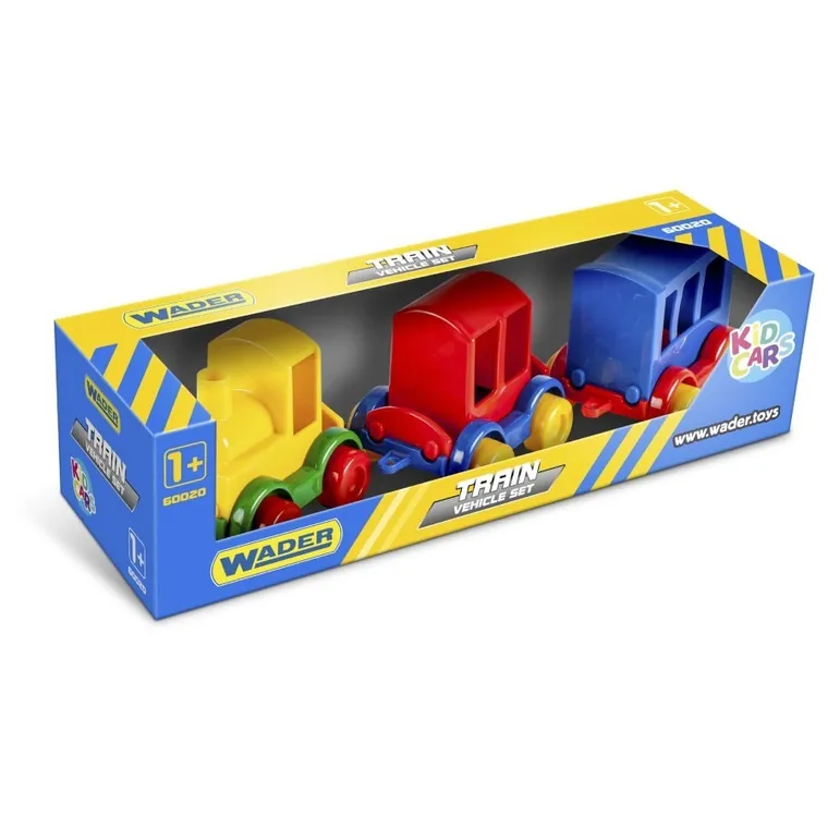 Wader, Kid Cars, Pociąg, zestaw pojazdów