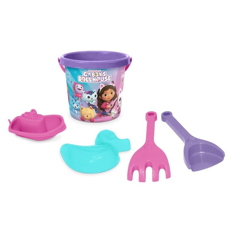 Wader, Koci Domek Gabi, zestaw do zabawy w piasku, 5 elementów