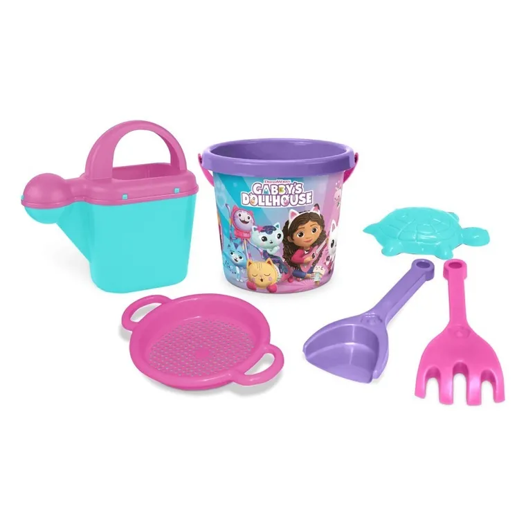 Wader, Koci Domek Gabi, zestaw do zabawy w piasku, 6 elementów