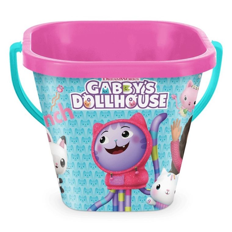 Wader, kwadratowe wiaderko do piasku, 2l, 1 szt.