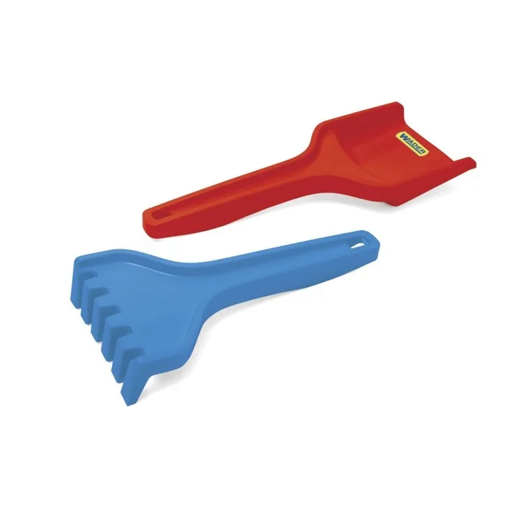 Wader, łopatka i grabie, duży zestaw do piasku