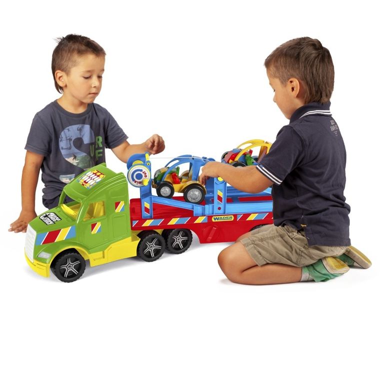 Wader, Magic Truck Basic, ciężarówka laweta z pojazdami buggy
