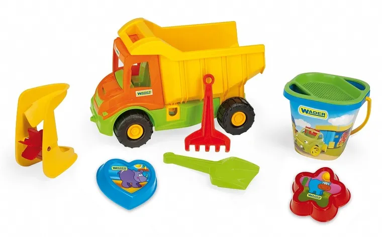 Wader, Multi Truck, wywrotka z kompletem do piasku, 38 cm