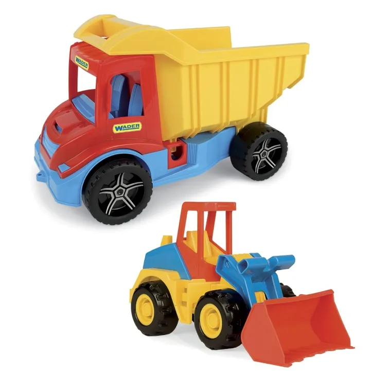 Wader, Multi Truck, wywrotka z koparką, 38 cm