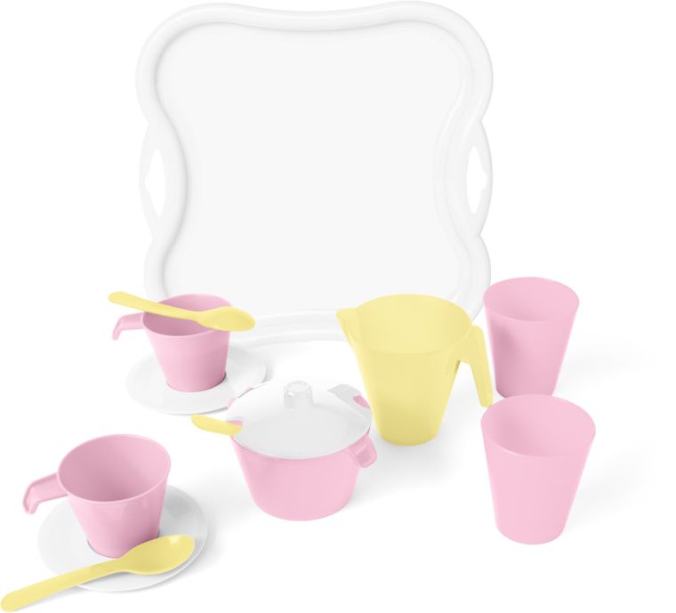 Wader, Party World, zestaw kawowy z tacą, ice cream