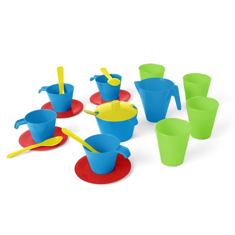 Wader, Party World, zestaw naczyń, kolorowy, 20 elementów