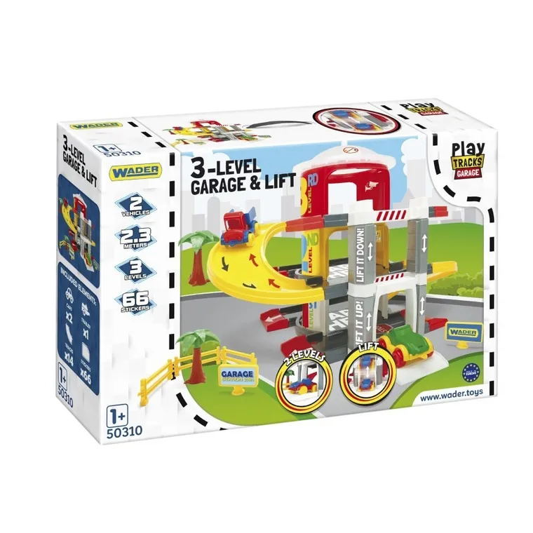 Wader, Play Tracks Garage, garaż 3-poziomowy z windą