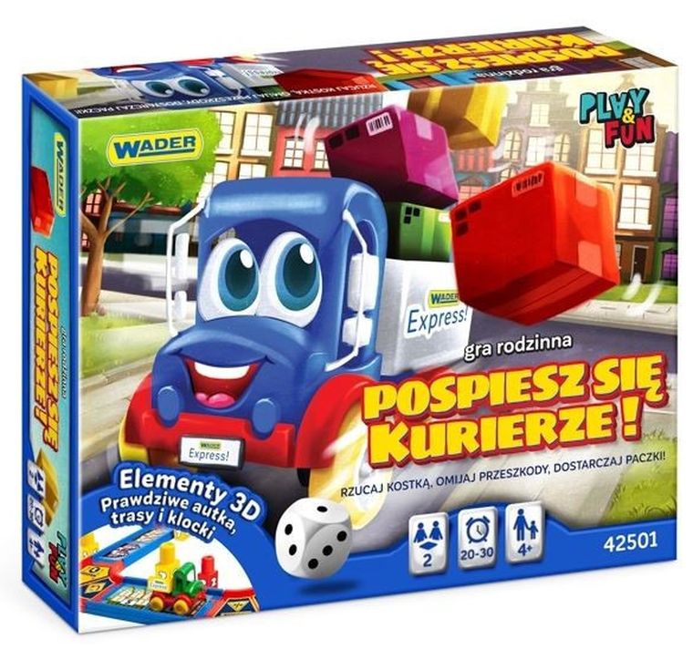 Wader, Pospiesz się kurierze, gra familijna