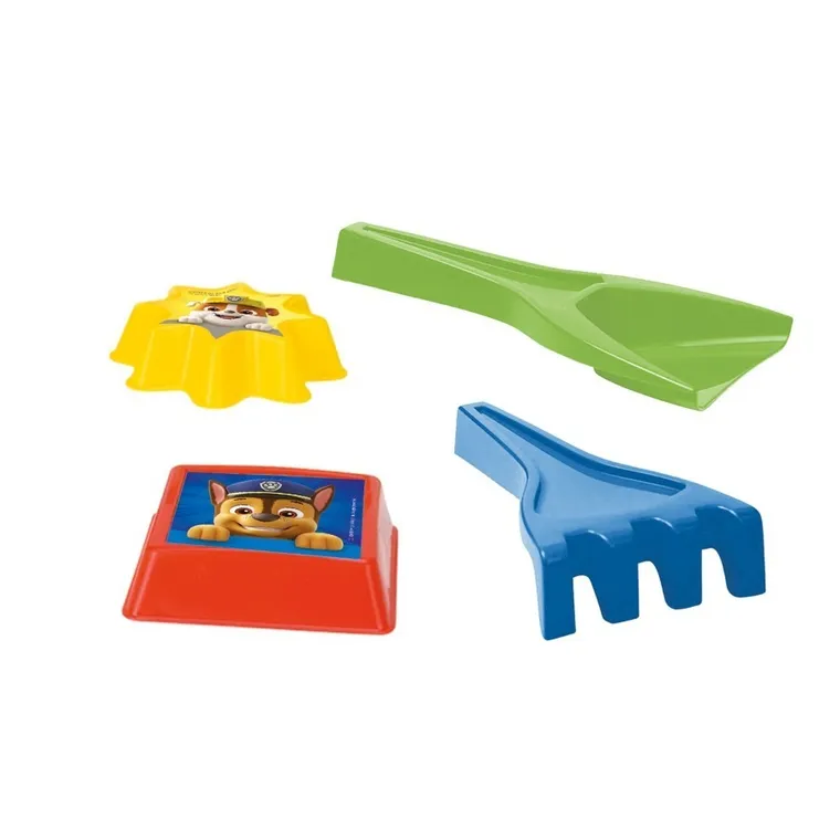 Wader, Psi Patrol, łopatka, grabki + 2 foremki