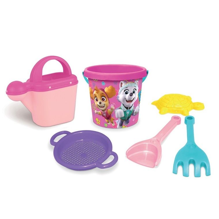 Wader, Psi Patrol, zestaw do piasku z wiaderkiem, 6 elementów