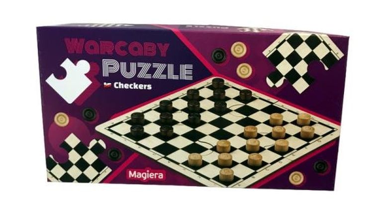 Warcaby, puzzle, gra logiczna