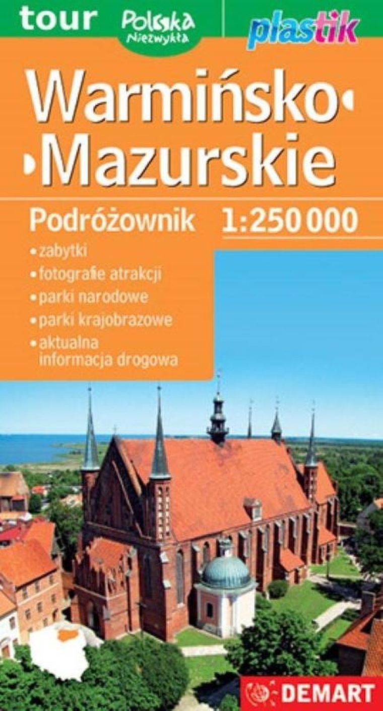 Warmińsko-mazurskie. Podróżownik 1:250 000