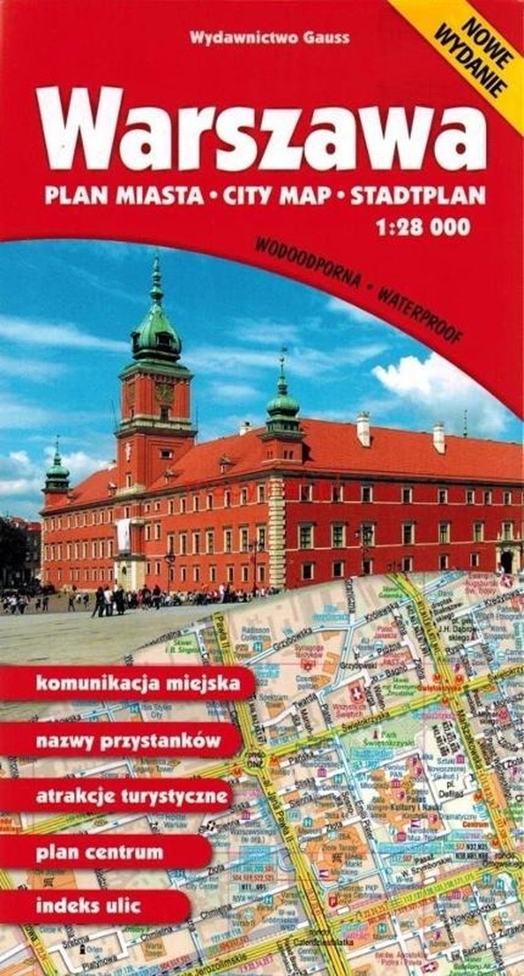 Warszawa. Plan miasta 1:28 000