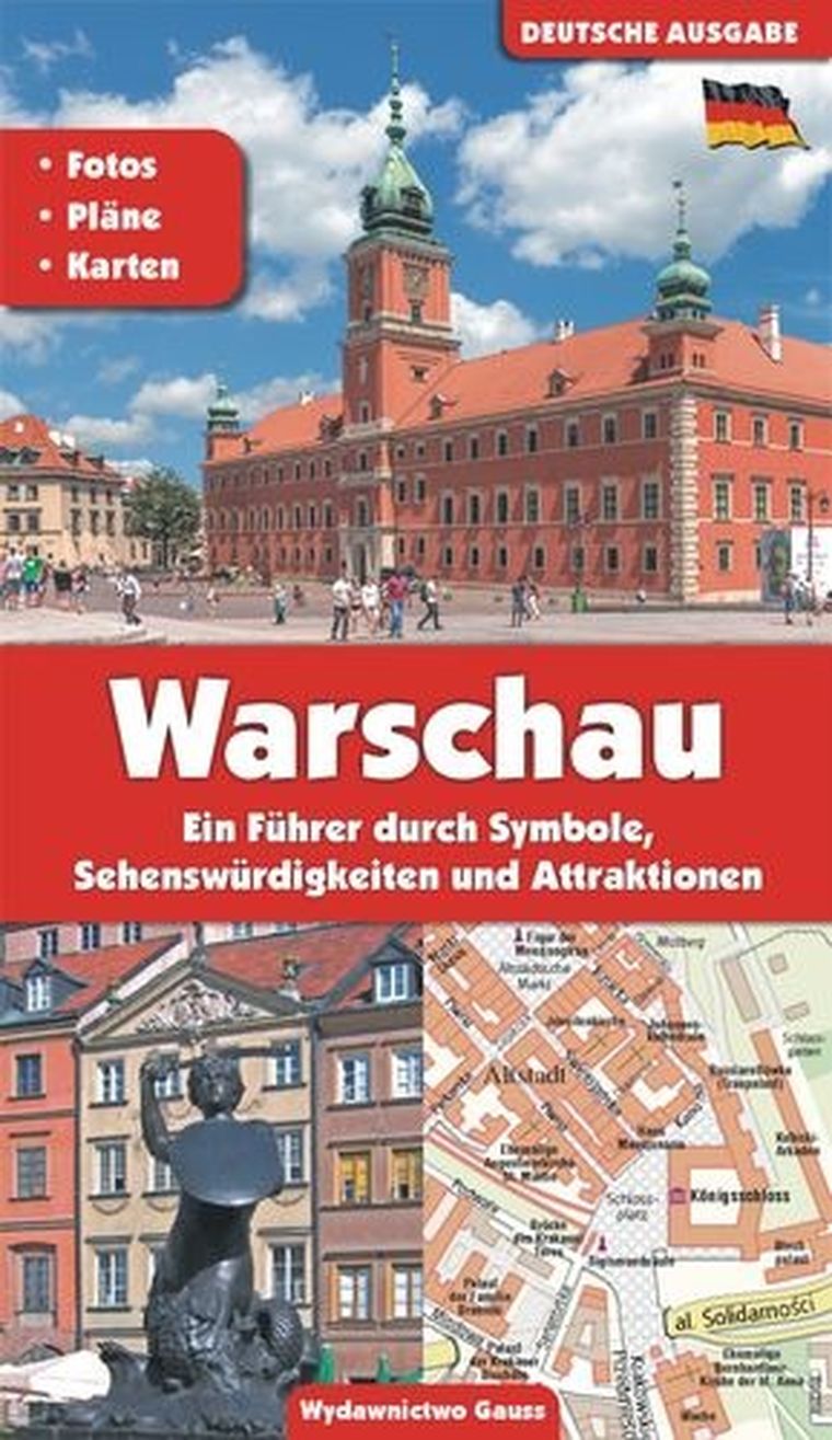Warszawa. Przewodnik po symbolach, zabytkach i atrakcjach. Wersja niemiecka