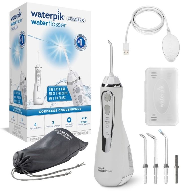 WaterPik, bezprzewodowy irygator podróżny, WP580EU, biały