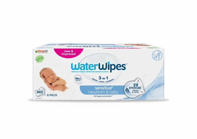 WaterWipes, BIO chusteczki nawilżane dla dzieci, 6-60 szt.