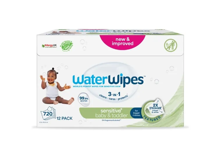 WaterWipes, BIO, Soapberry, chusteczki nawilżane dla niemowląt, 12-60 szt.