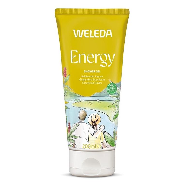 Weleda, Energy, żel pod prysznic z imbirem, 200 ml