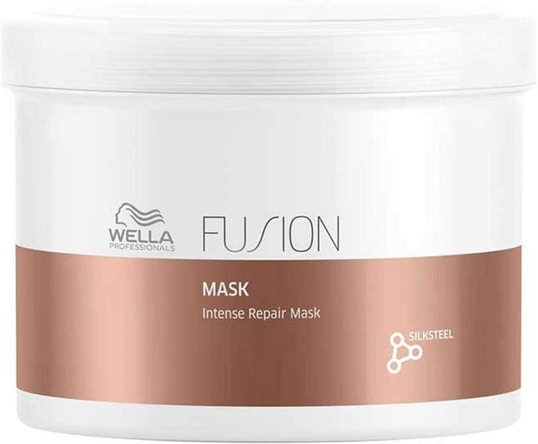 Wella Professionals, Fusion Intense Repair Mask, intensywnie odbudowująca maska do włosów zniszczonych, 500 ml