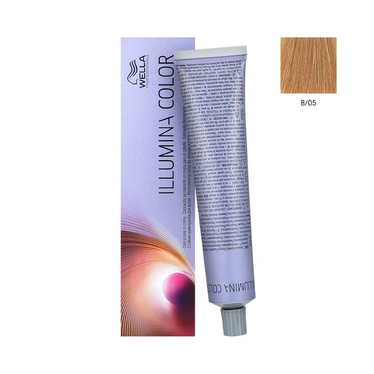 Wella Professionals, Illumina Color, farba do włosów, nr 8/05, 60 ml