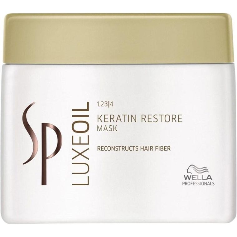 Wella Professionals, SP Luxe Oil Keratin Restore Mask, maska odbudowująca do wszystkich rodzajów włosów, 400 ml