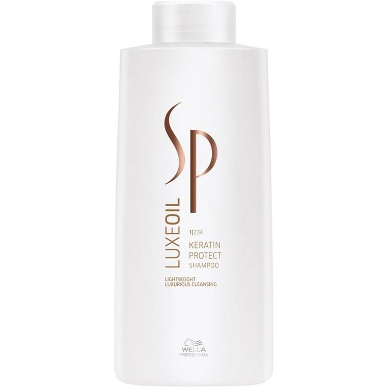 Wella Professionals, SP LuxeOil, Keratin Protect Shampoo, regenerujący szampon do włosów, 1000 ml
