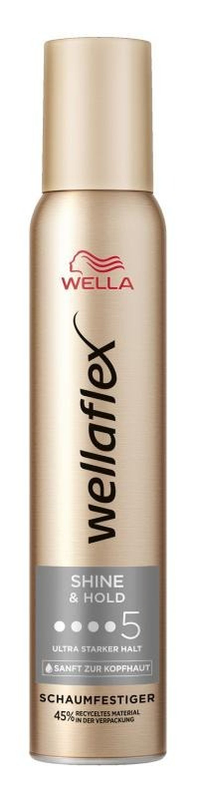 Wella, Wellaflex, pianka do włosów, shine & hold, nr 5, 200 ml