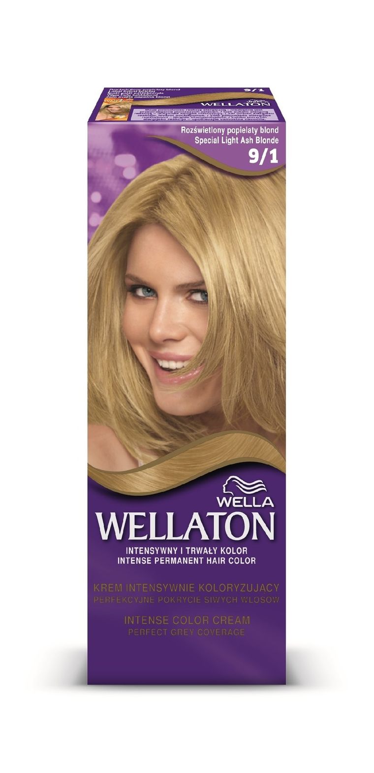 Wella, Wellaton, krem intensywnie koloryzujący nr 9/1 Rozświetlony Popielaty Blond