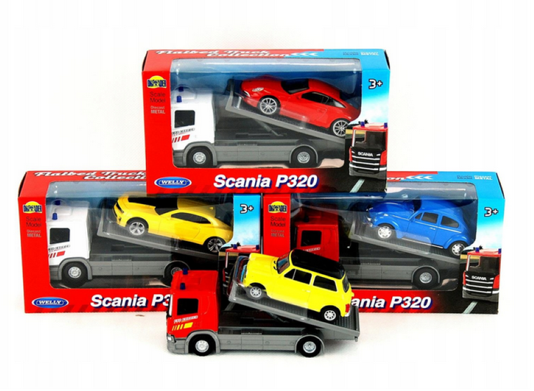 Welly, Ciężarówka Scania, model pojazdu, 1:43, 1 szt.