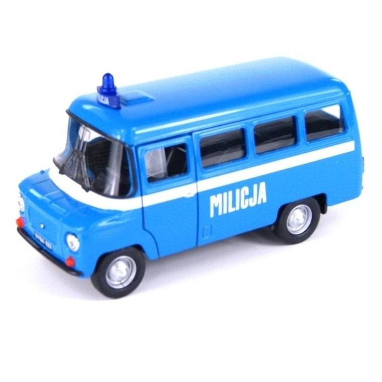 Welly, FSO Nysa 522, Milicja, pojazd, niebieski, 1:39