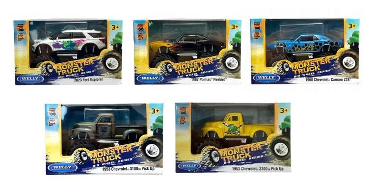 Welly, Monster Big Wheel, model pojazdu, 1 szt.