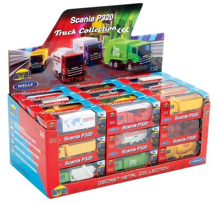 Welly, Scania, auta ciężarowe, model, 1:102