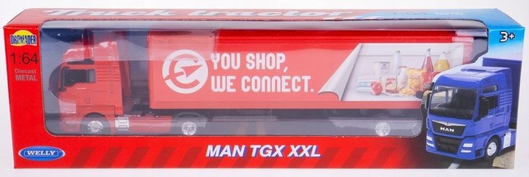 Welly, truck 1:64 man, pojazd