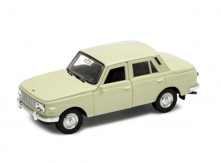 Welly, Wartburg 353, pojazd, kremowy, 1:34