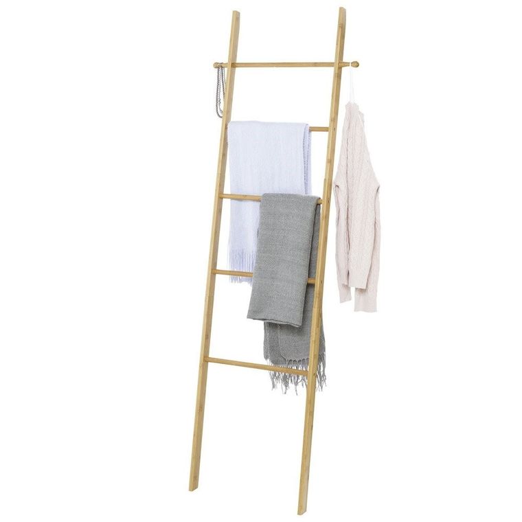 Wenko, drabina do wieszania ręczników, Bahari, bambusowa