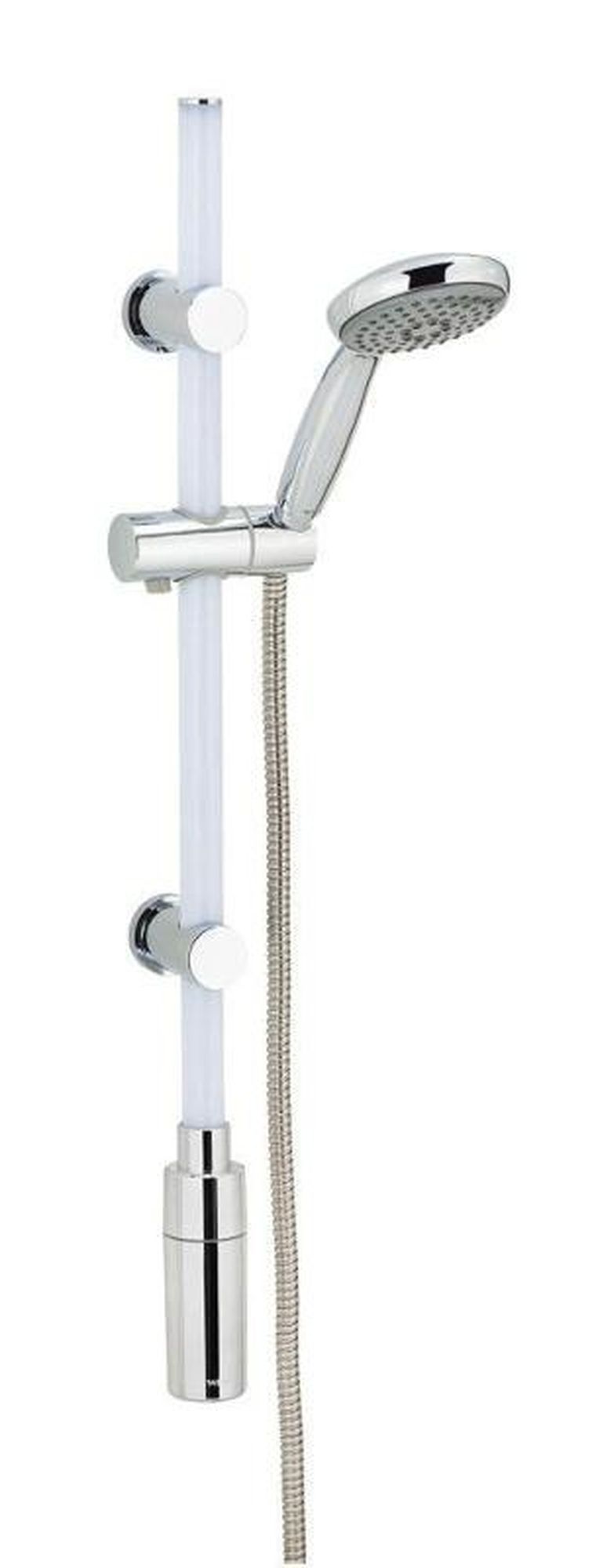 Wenko, drążek prysznicowy LED 74 cm, ciepła biel