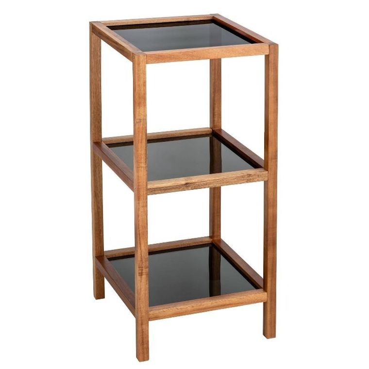 Wenko, Fondi, półka, 3-poziomowa, drewno akacji