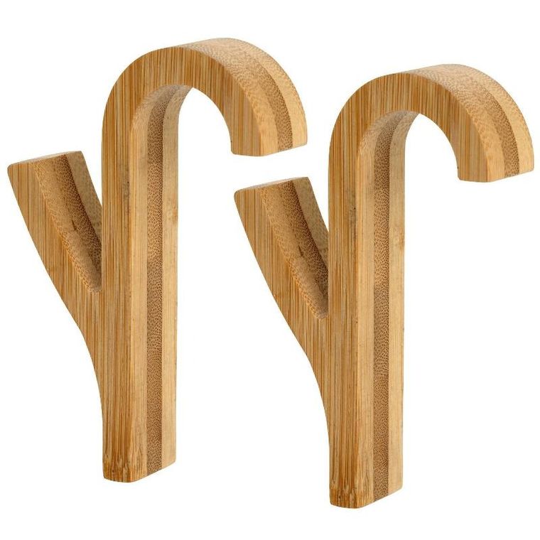 Wenko, haczyki na grzejnik, bambusowe, 2 szt.