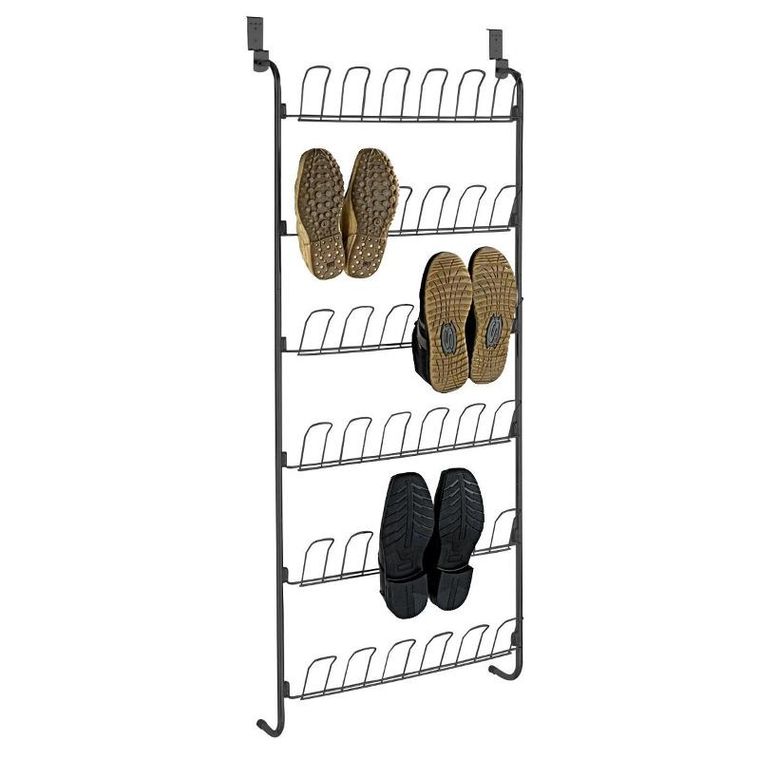 Wenko, organizer na buty na drzwi, z metalu, 18 par
