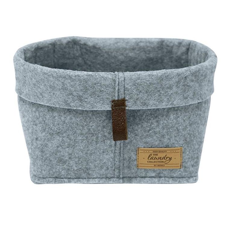 Wenko, organizer na kosmetyki i drobne przedmioty, Feli, z imitacji filcu, 24-16-16 cm