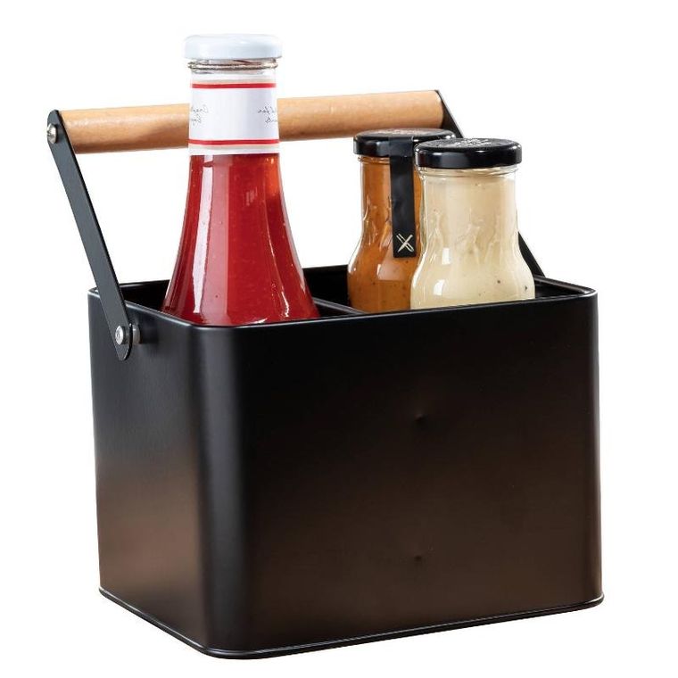 Wenko, pojemnik na przyprawy kuchenne, 3 przegrody, z rączką