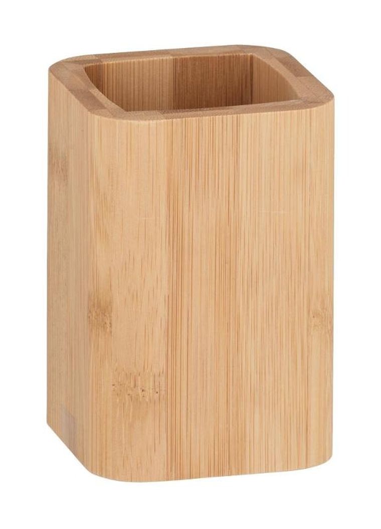 Wenko, pojemnik na szczoteczki do zębów bambusowy, Ø 7,1 cm