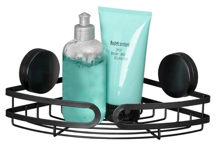 Wenko, półka pod prysznic, Pavia Static-Loc, narożna