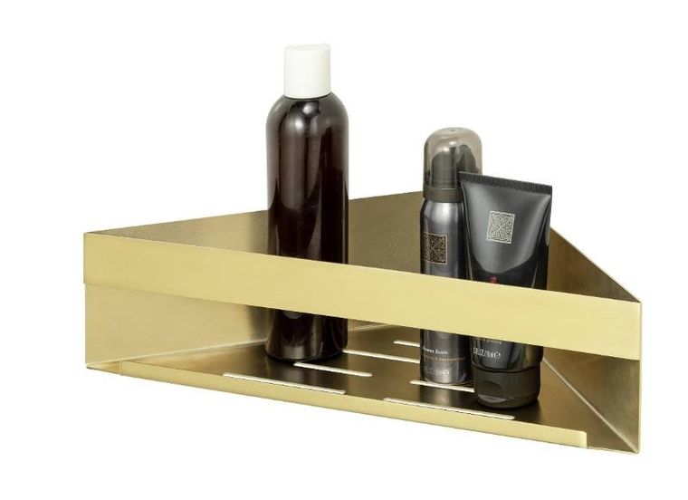 Wenko, półka ścienna narożna, stal nierdzewna, Genova