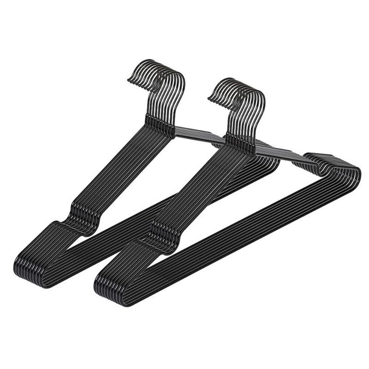 Wenko, Sascha, wieszaki na ubrania z powłoką antypoślizgową, 20-40,5 cm, 20 szt.