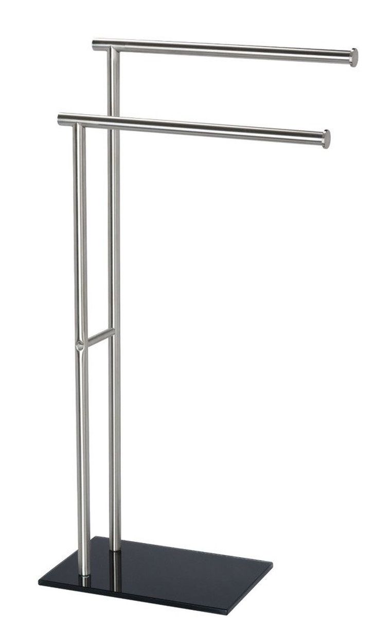 Wenko, stojak na ręczniki, Lima, 2 ramienny, stal nierdzewna