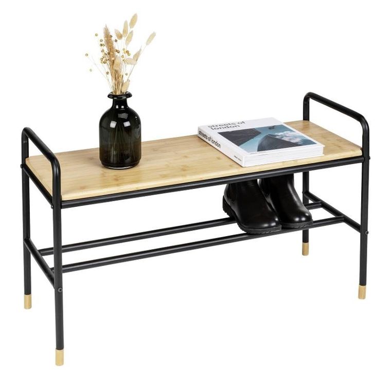 Wenko, szafka na buty z bambusową półką, 80-50-33.5 cm, Loft