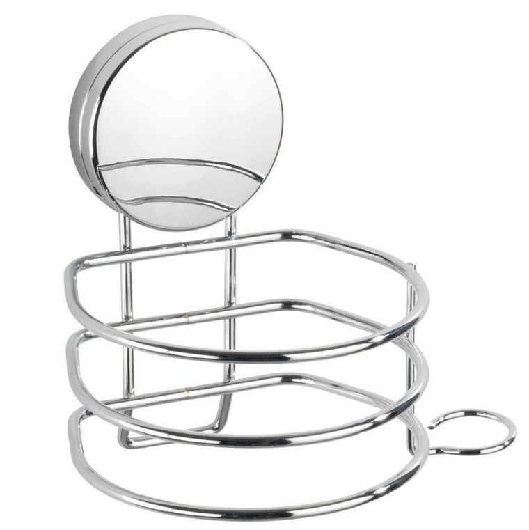 Wenko, uchwyt na suszarkę do włosów Osimo Static-Loc, stal chromowana