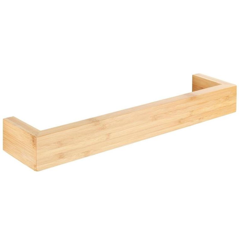 Wenko, wieszak na ręczniki bambusowy, jasny brąz, 40-9-5 cm