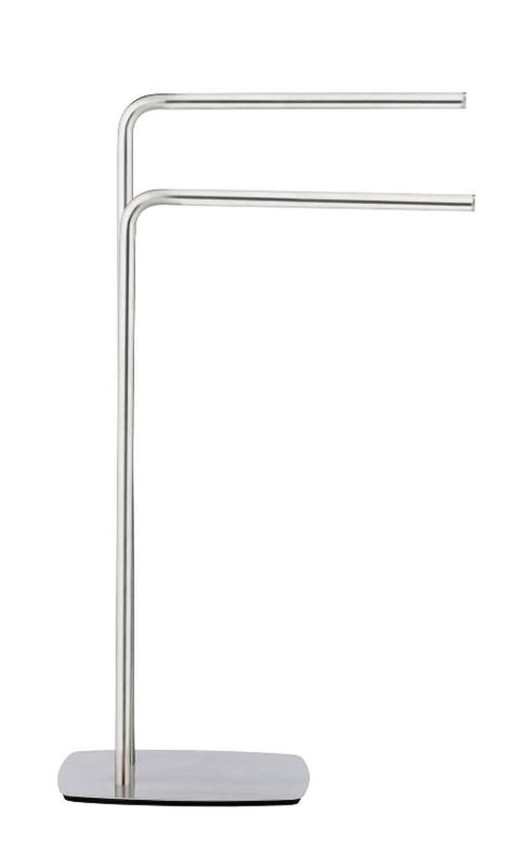 Wenko, wieszak na ręczniki z 2 szczebelkami, matowa stal nierdzewna, Iria